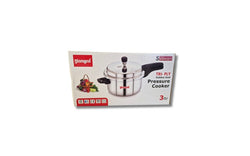 Diamond Stainless Steel Triply Pressure Cooker 3L