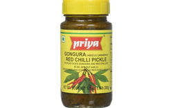 Priya Gongura Red Chilli Pickle 300g (Without Garlic)
