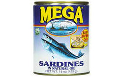 Mega Sardines in Soy Oil 155g